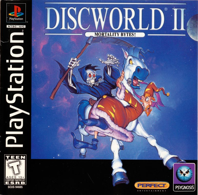 DiscWorld II box art for Playstation